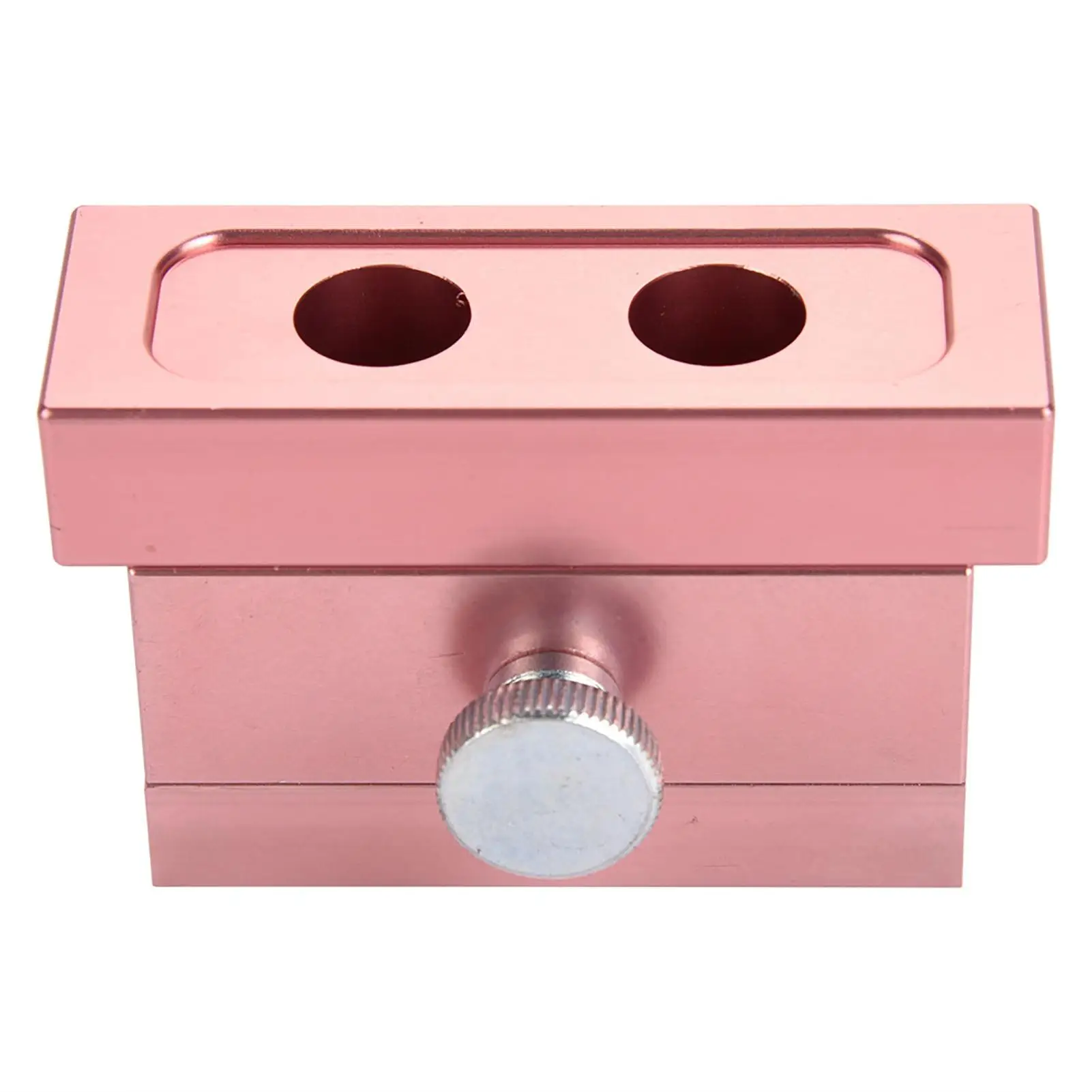 12.1mm Rose Gold Aluminum DIY Lipstick Mold & Lip Balm Maker Tool Kit - Dual Use Crafts Holder