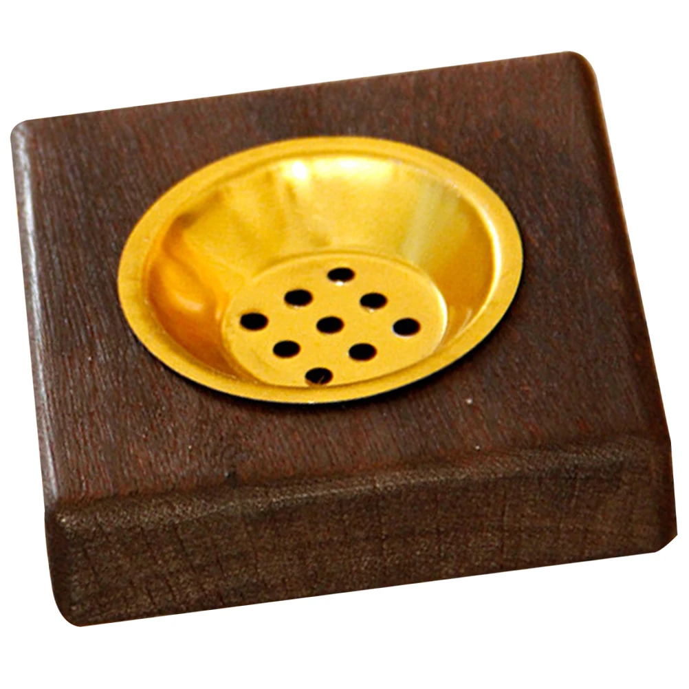 

Incense Cone Holder Vintage Style Wooden Censer with Smooth Finish for Incense Burning Relaxation and Home Decoration Tabletop