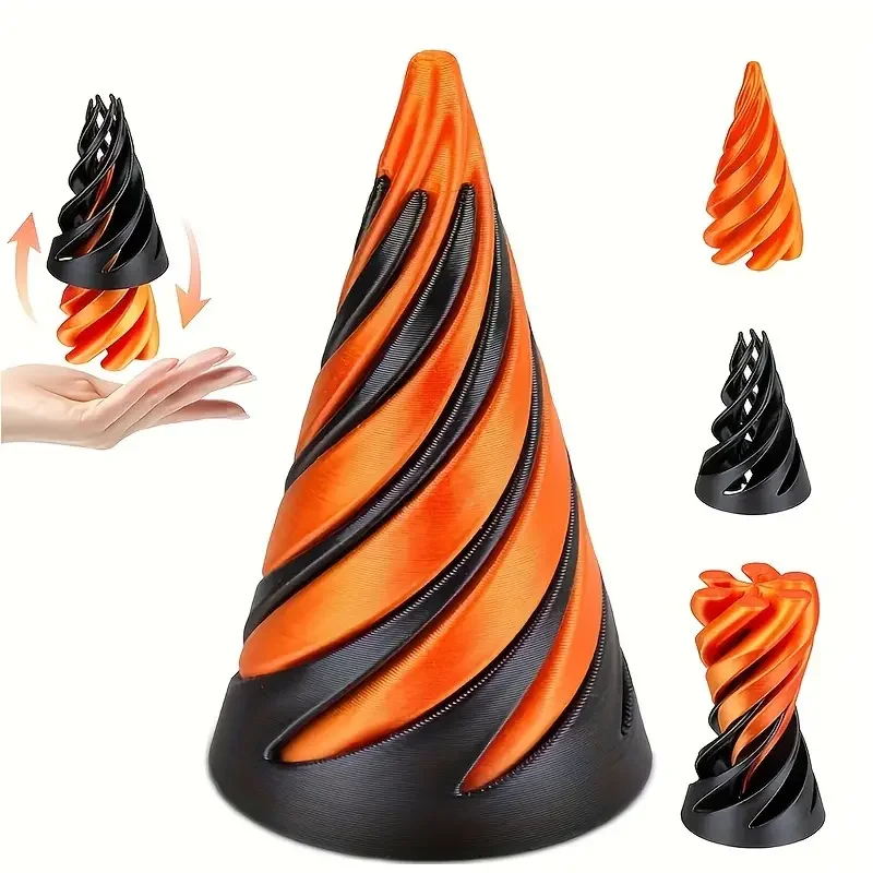 3D Printed Stress-Relief Spinner, Three-Dimensional Structure Fingertip Ornament, Office and Home Decoration, Party Gift for Teenagers and Adults