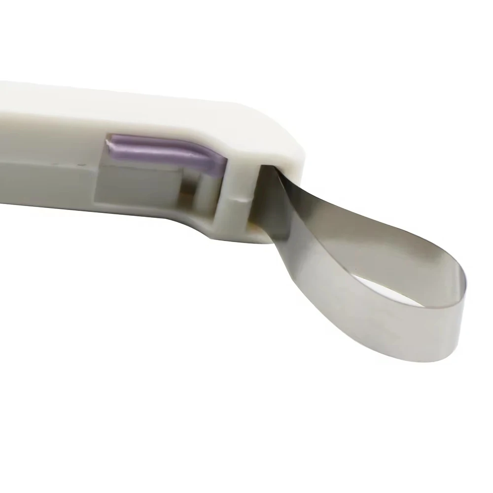 PIORPOY-Matriz Dental Band Matching, Sistema de Anel Ajustável, Aço Inoxidável, Padrão e Curvado, Pré-Formado, Odontologia, 4.5mm, 6mm, 1 Pc