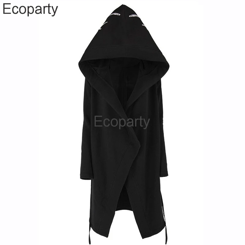 2023 Women Fashion Gothic Hoodie Steampunk Long Sleeved Hooded Antler Printed Cardigan Jacket Diablo Punk Sweatshirts For Women