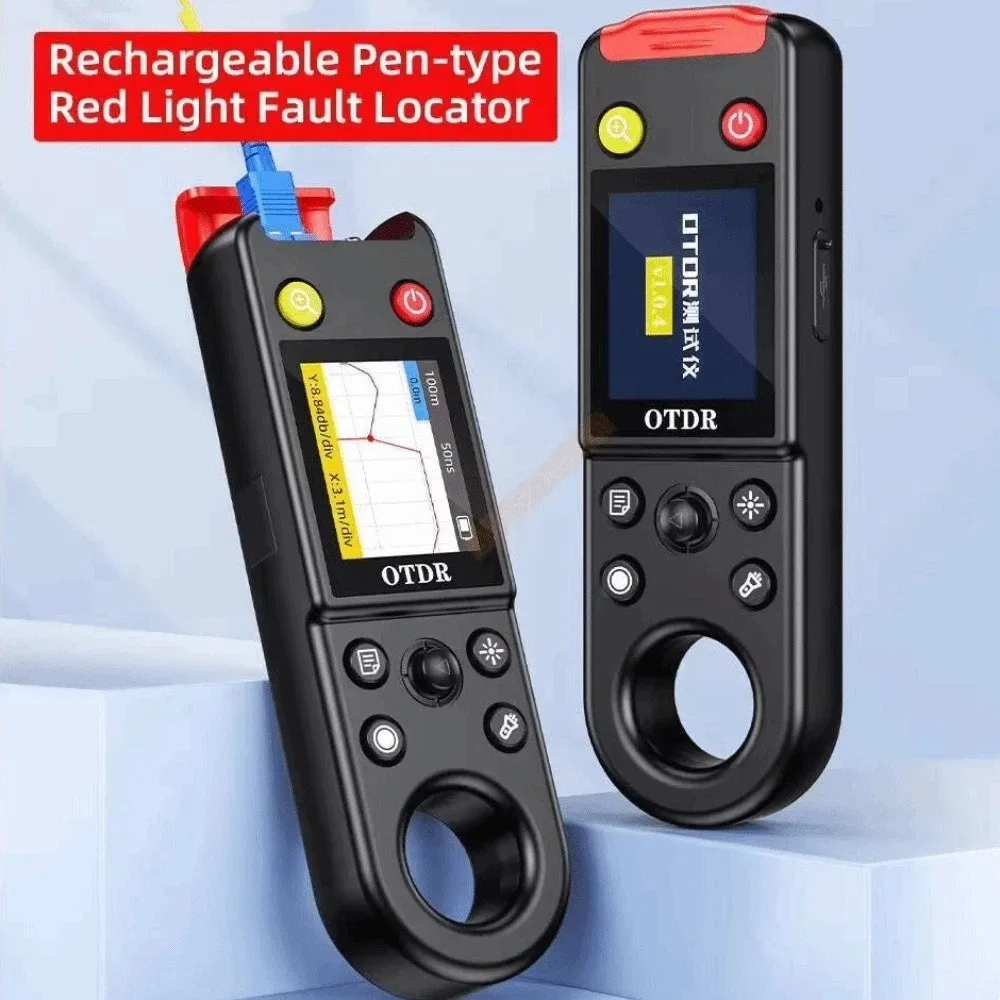 Handled Mini OTDR Can Be Tested with Light LED Lighting Optical Time-Domain Reflectometer Optical Optic Optic Fault Finder