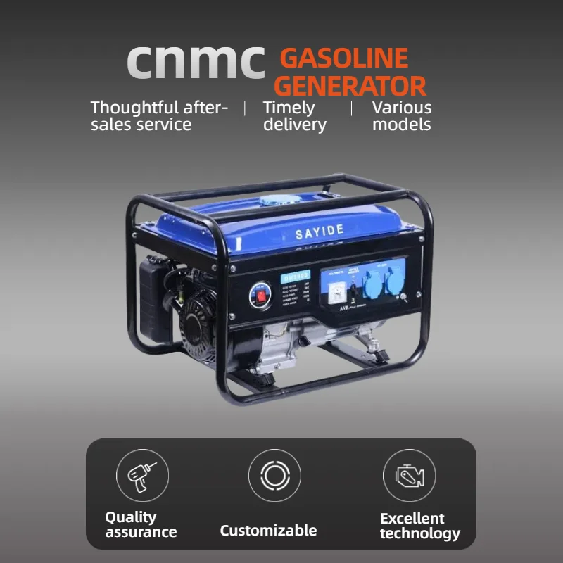 Adjustable Portable Generator Dual Fuel Suitable for Household Electricity Emergency Power Supply Electric Plant Current Generat