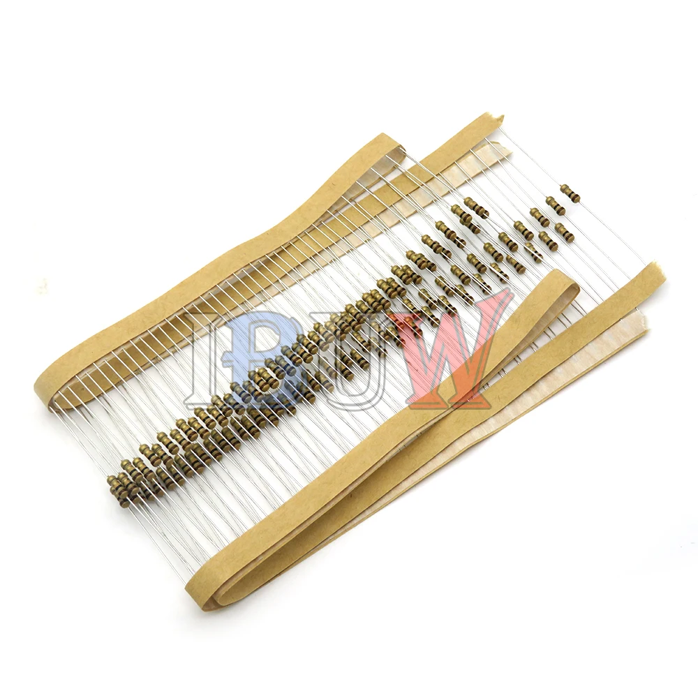 100pcs 1/4W Carbon Film Resistors 1R~22M 5% 100R 220R 1K 1.5K 2.2K  4.7K 10K 22K 47K 100K 100 220 1K5 2K2  4K7 ohm resistance