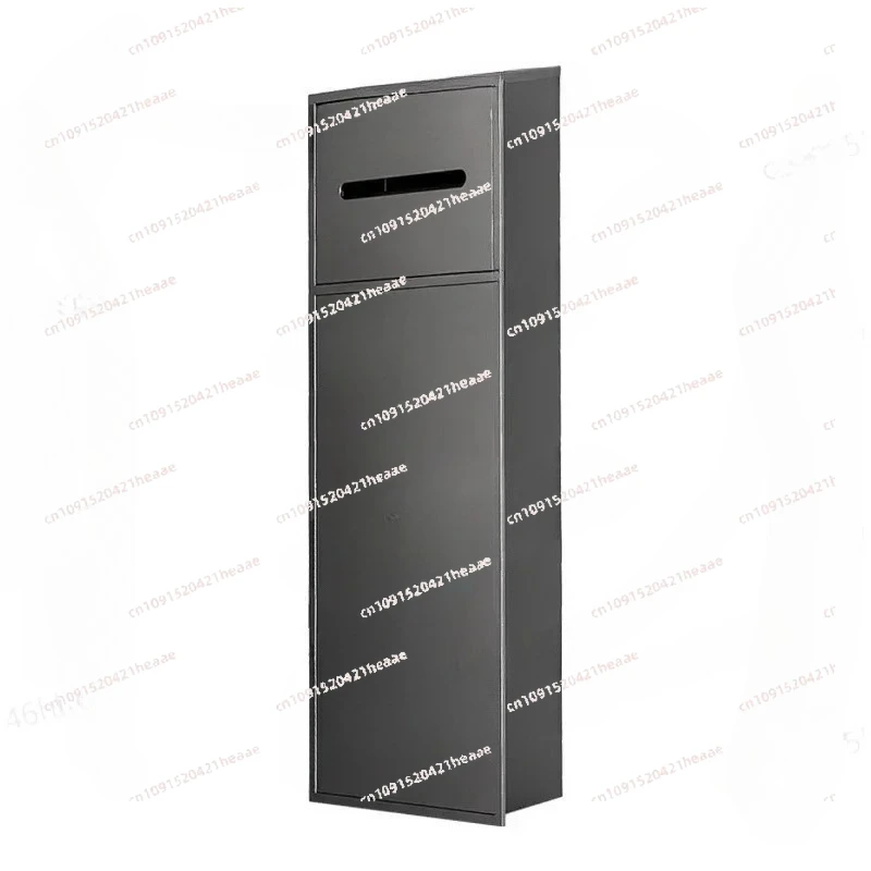 Suitable for Niche Embedded Metal  Toilet Tissue Box Finished Niche Cabinet Wall-Mounted Customized Stainless Steel  Brush