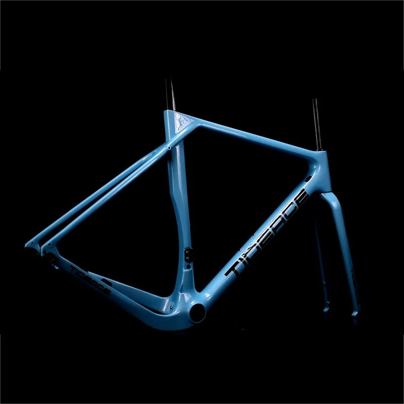 Carbon Gravel Bike Frame Disc Brake Flat Mount Cycling Racing Cyclocross 700C Bicycle Frameset 140mm