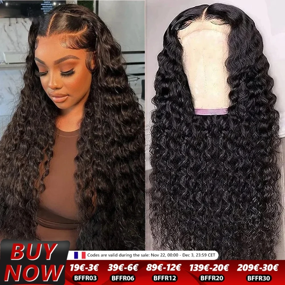 200 Density Jerry Curly Human Hair Wig 13X4 Trancparent Lace Wig Brazilian 4X4 Lace Closure Wig Kinky Curly Human Hair Wig