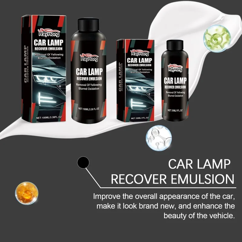 Car Headlight Repair and Polishing Cream Car Lights To Remove Dirt and Dust Renovation Scratches Car Paint Conditioner