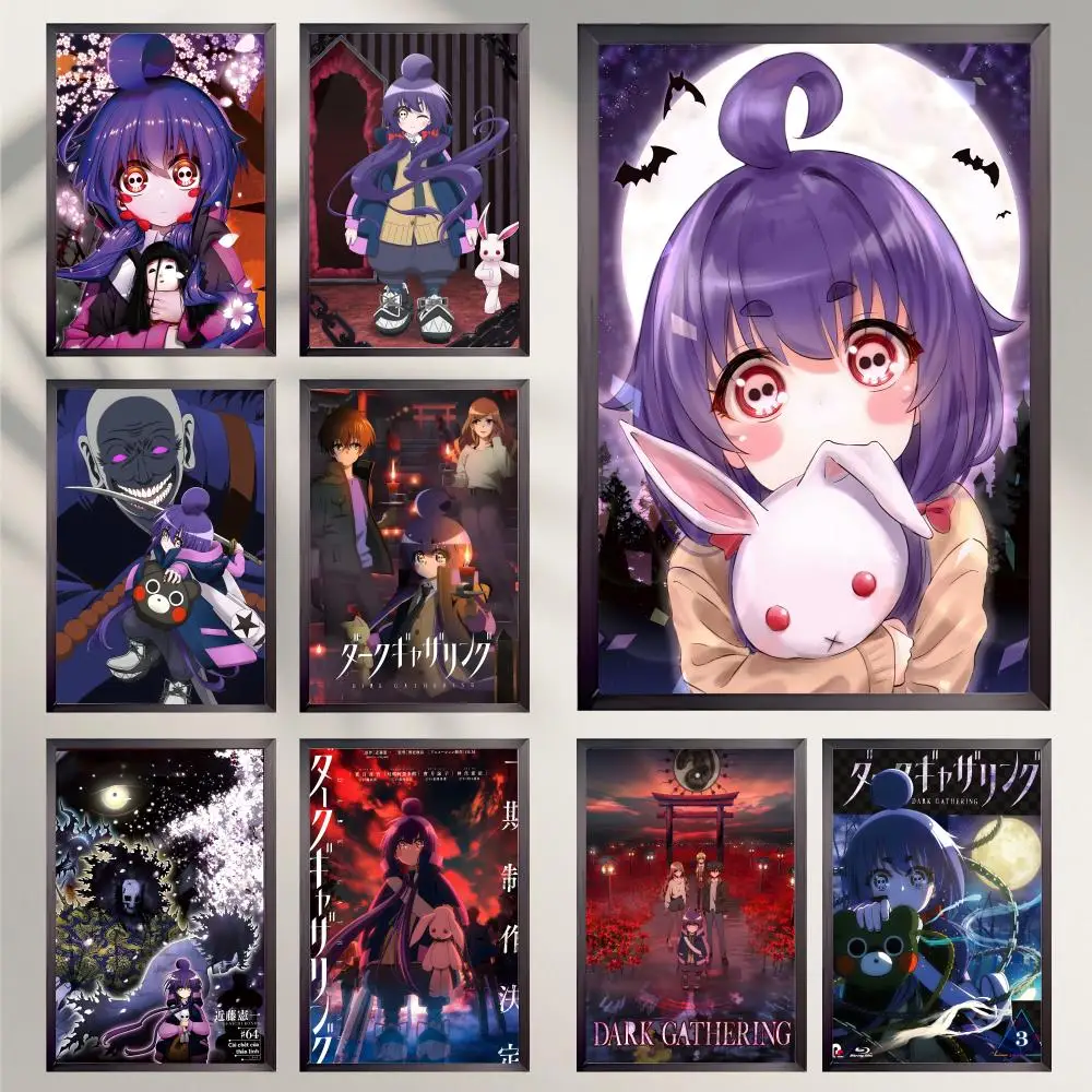 AnimeDark G-Gathering Poster HD, vielseitige, wasserfeste Wanddekoration, selbstklebend, perfekt für jeden Raum und ideales Geschenk