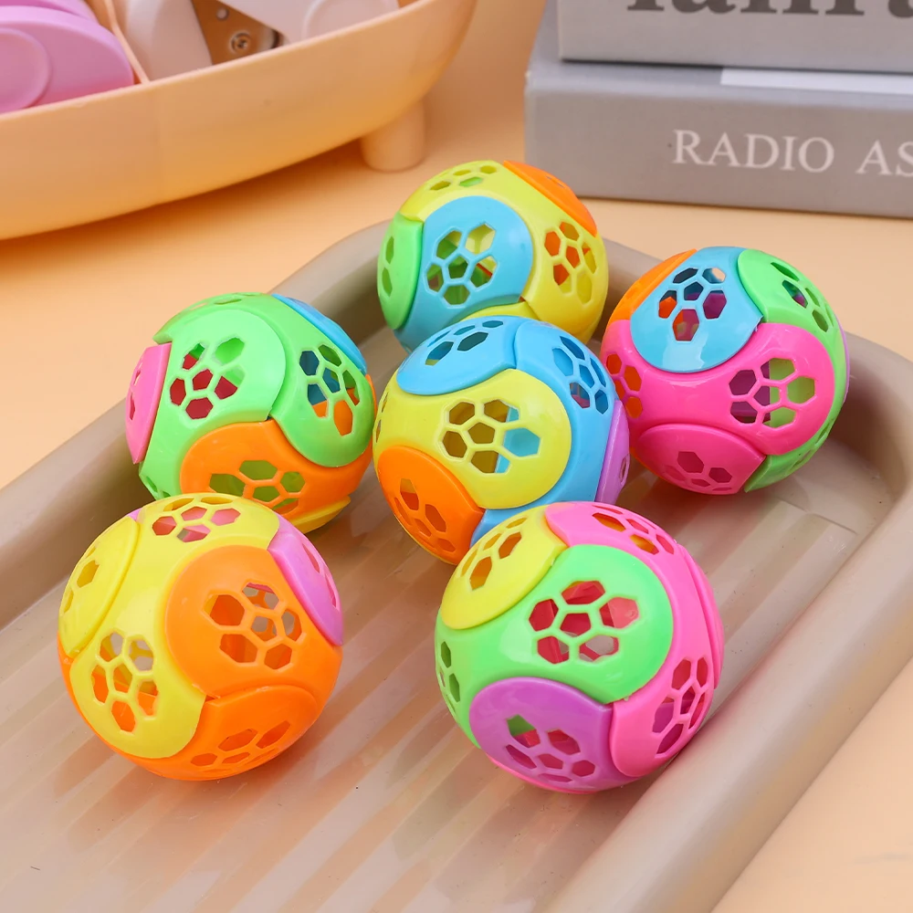 1/3/5pcs giocattoli a sfera assemblati in plastica colorata giocattoli educativi per bambini fai da te smontaggio palla giocattolo regali per l'asilo