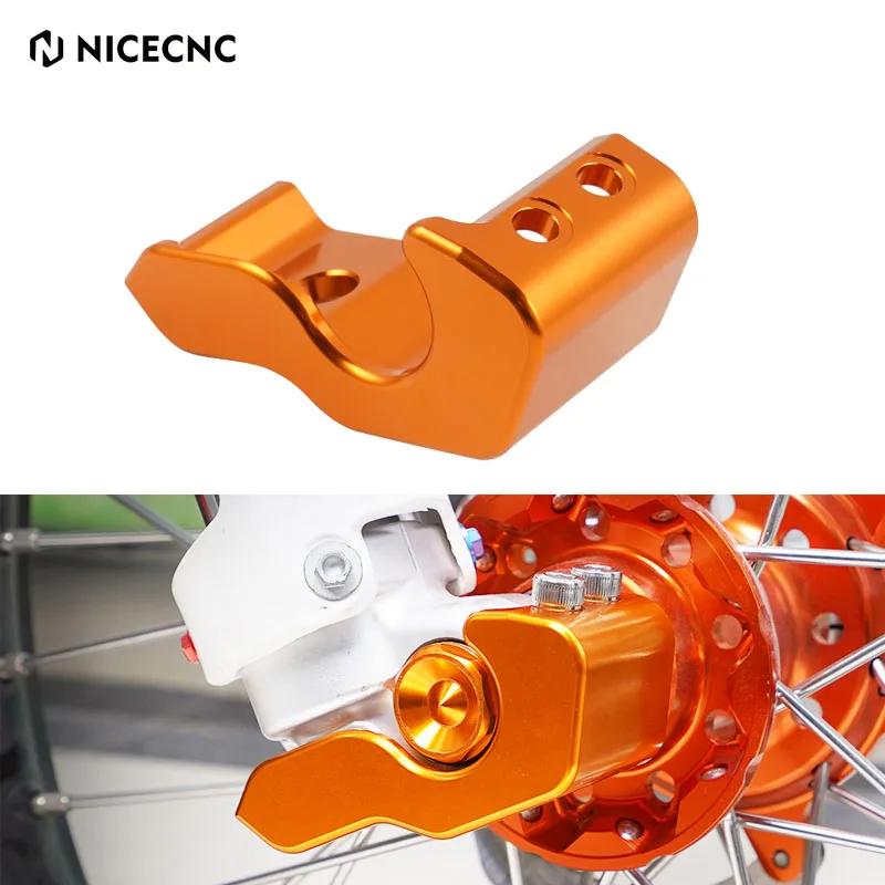 NICECNC Aluminum Fornt Lower Fork Leg Guard Right For KTM 125 250 300 350 450 505 530 EXC EXCF XC XCF SX SXF XCW EXCF 2003-2014