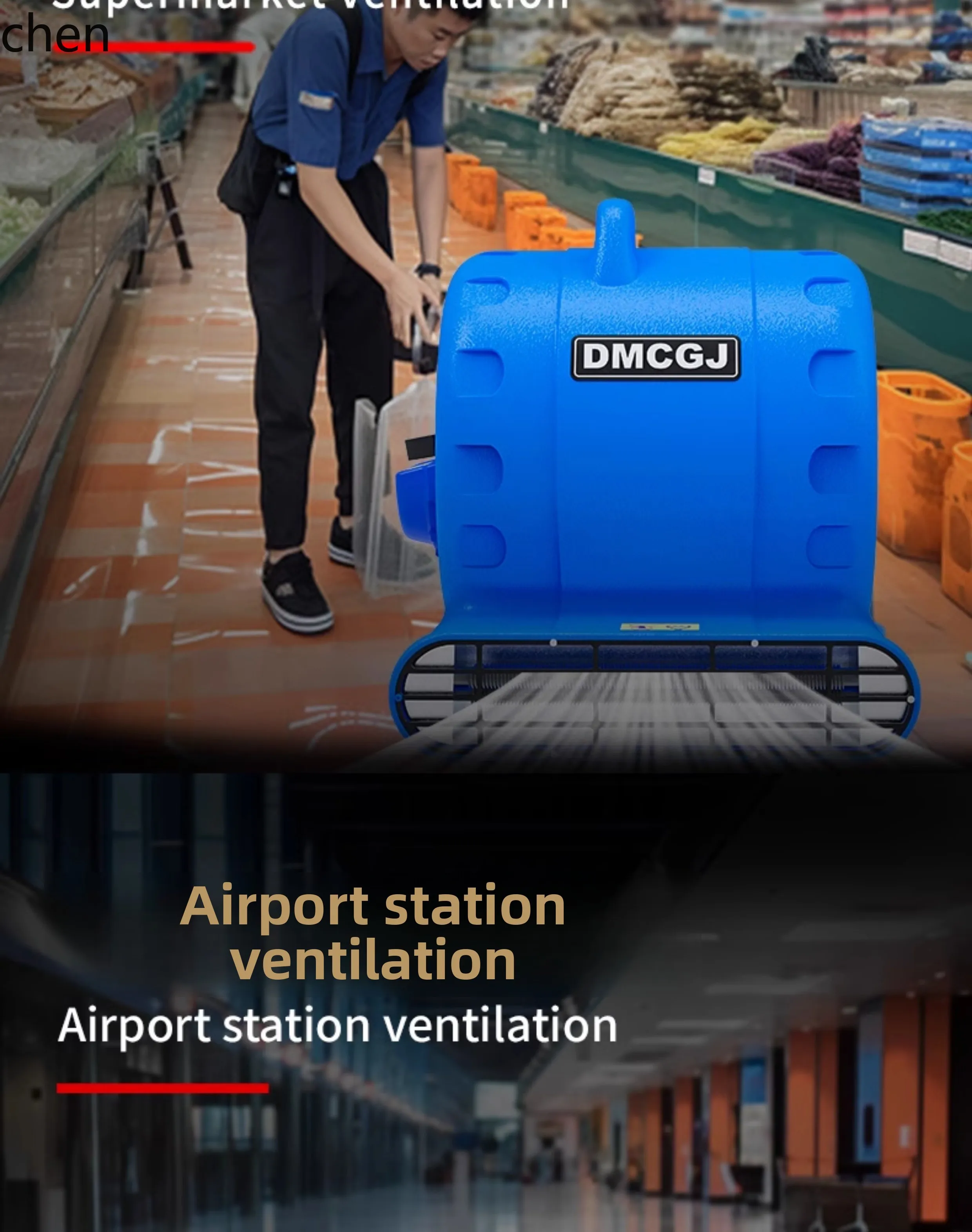 ZML Blower Floor Dryer เครื่องเป่าผมเชิงพาณิชย์ชั้นห้องน้ําในครัวเรือนการลดความชื้นที่มีประสิทธิภาพ