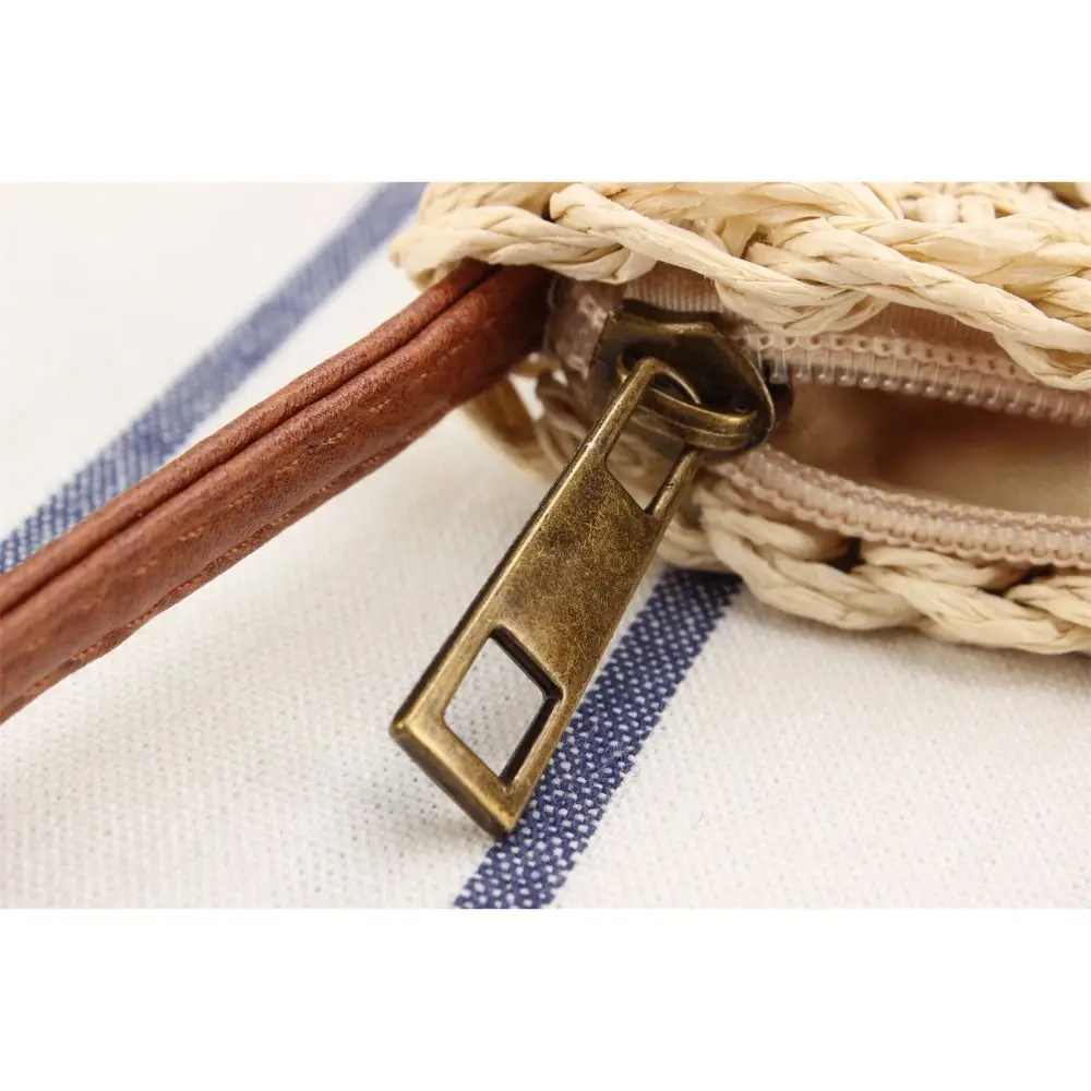 Casual Woven Straw Beach Bags Women Handbags Summer Straw Shoulder Crossbody Bag