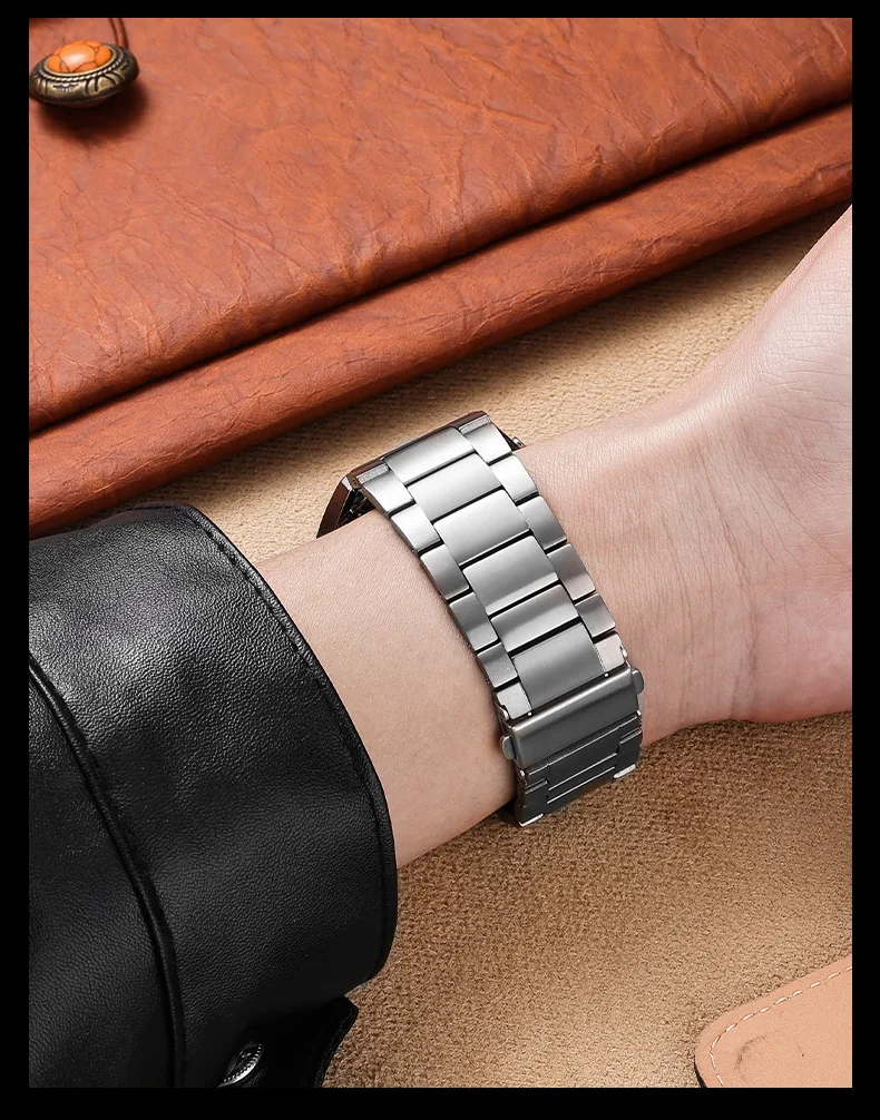 Металлические Смарт-часы для Huawei Watch gt3 gt2 3Pro glory GS3 magic2/ремешок для часов из титанового сплава