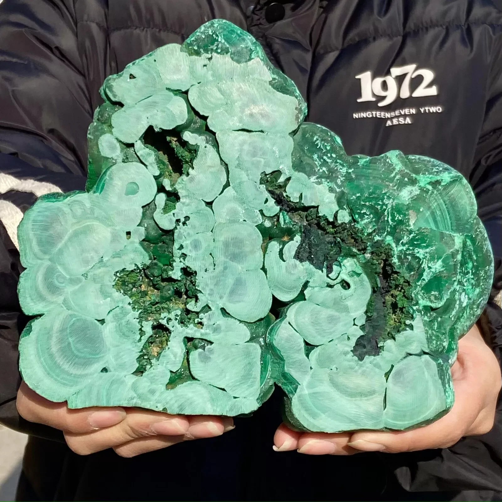 Natural Green Malachite Clusters, Quartz Crystal Green Ore, Mineral, Reiki, Therapeutic, Demagnetization Clusters