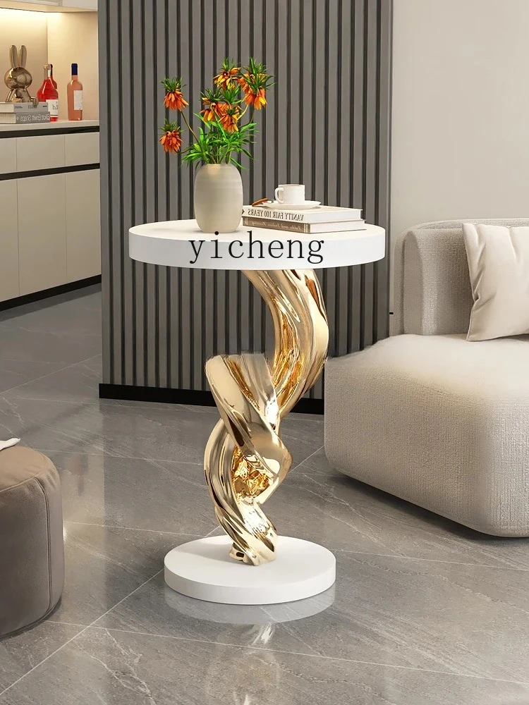 L8-12 Large Vintage Style Art Living Room Floor Ornament TV Cabinet Sofa Side Table