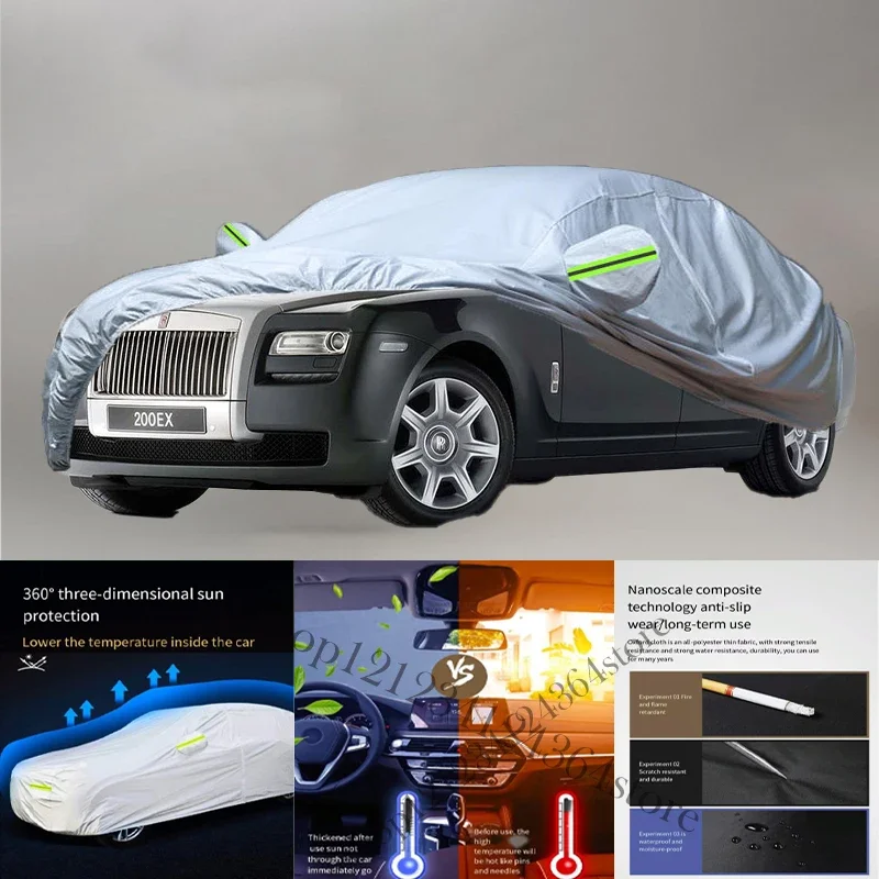 

For Rolls royce 200EX Fit Outdoor Protection Full Car Covers Snow Cover Sunshade Waterproof Dustproof Exterior Car cover