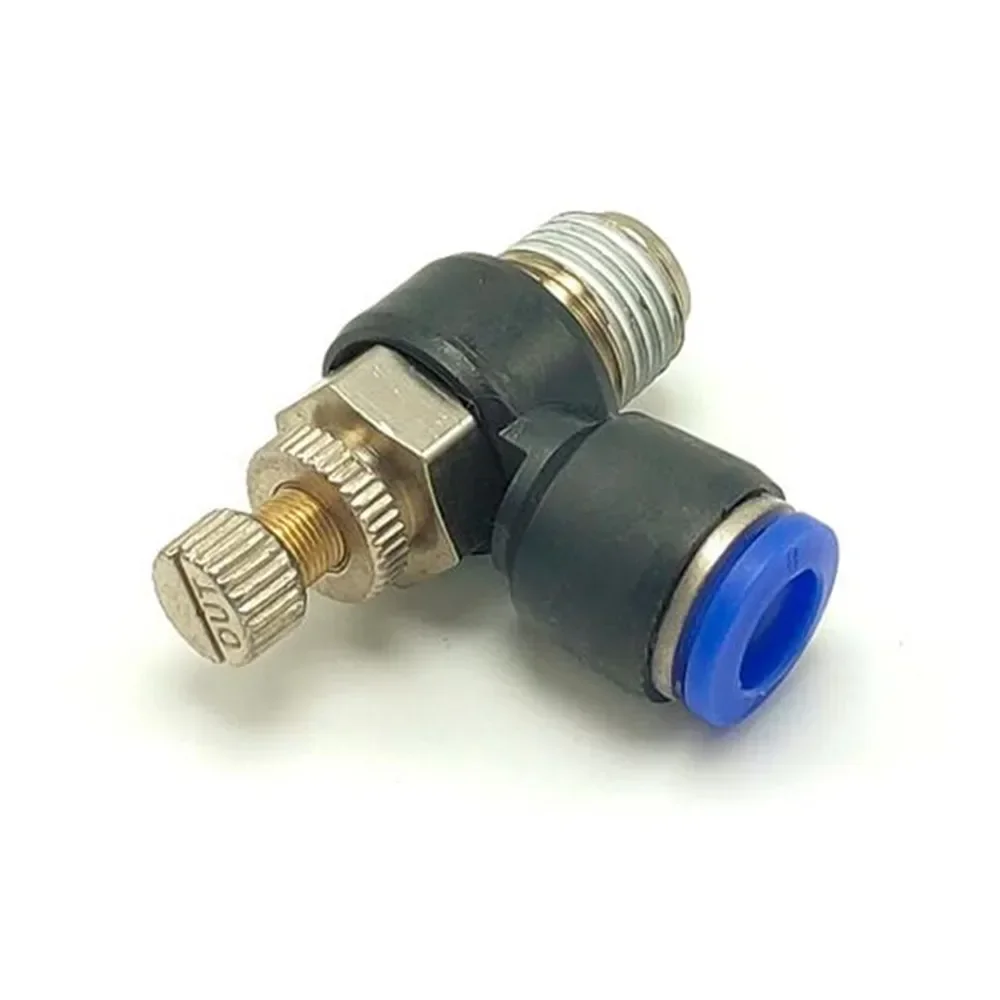 Cylinder throttle valve speed valve pneumatic air pipe quick connector SL6-M5 / 4-01 / 10-03 / 12-04