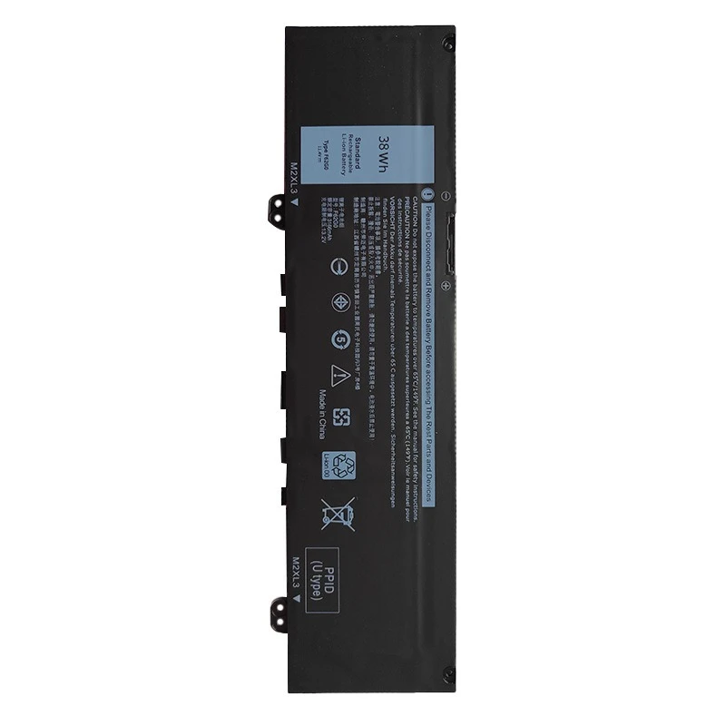 F62G0 11,4 V 38Wh para Dell F62G0 Inspiron 7370 7373 7380 5370 batería del ordenador portátil