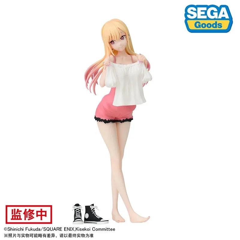 In Stock SEGA Luminasta My Dress-Up Darling Kitagawa Marin -Try On Time Ver.- PVC 18CM Anime Action Figures Model Collection Toy