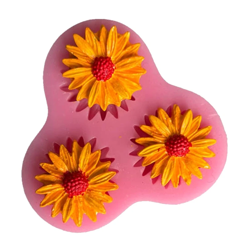 Exquisite Flower Molds 3D Handmade Soap Bar Craft Kitchen Baking Fond Home