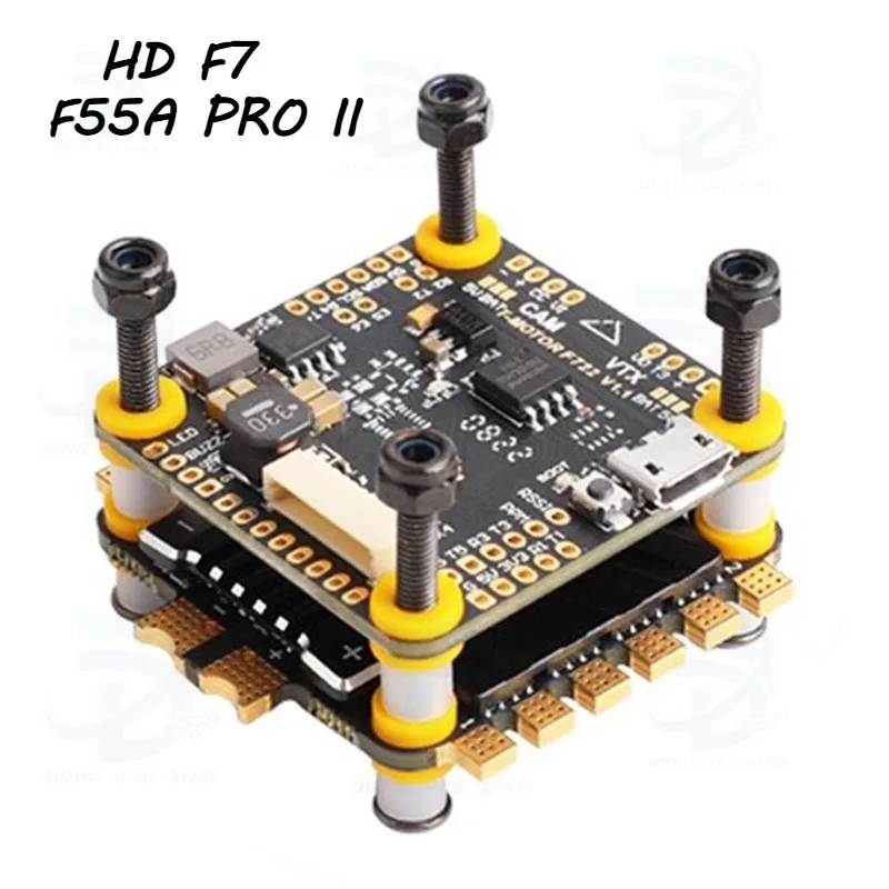1pcs for T-motor F7 HD Stack F7 HD Flight Controllerfor + F55A Pro II ESC For FPV RC Drone Freestyle Racing Quadcopter