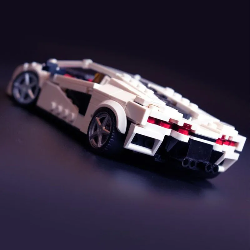 New MOC-121353 Speed Champion - LPi 800-4 Sports Car Racing Car Toy Building Block Model 465PCS Birthday Gift DIY Christmas Gift