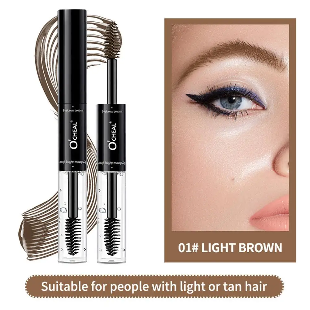 Definitore sopracciglia impermeabile 2 in 1 + tinta per sopracciglia - Definizione super forte Sopracciglia perfette a lunga durata per tutti i giorni C9y9