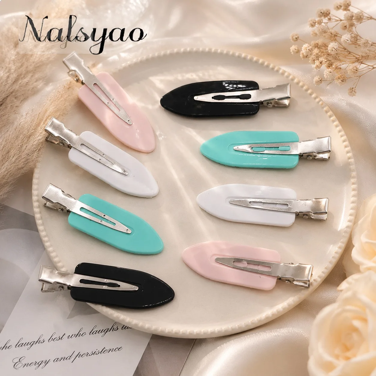 10pcs/set No Bend Seamless Hair Clips Side Bangs Barrette Makeup Washing Face Accessories Women Girls Styling Hairpins