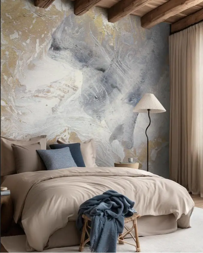 Customized photo wallpaper modern colorful White abstract line landscape marble pattern TV bedroom background wall 3d wallpaper