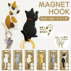 Japanese Cartoon Animal Fridge Magnet Animal Magnetic Decorative Hook Porch Key Hook Cat Fridge Magnet Cute Magnetic Sticker