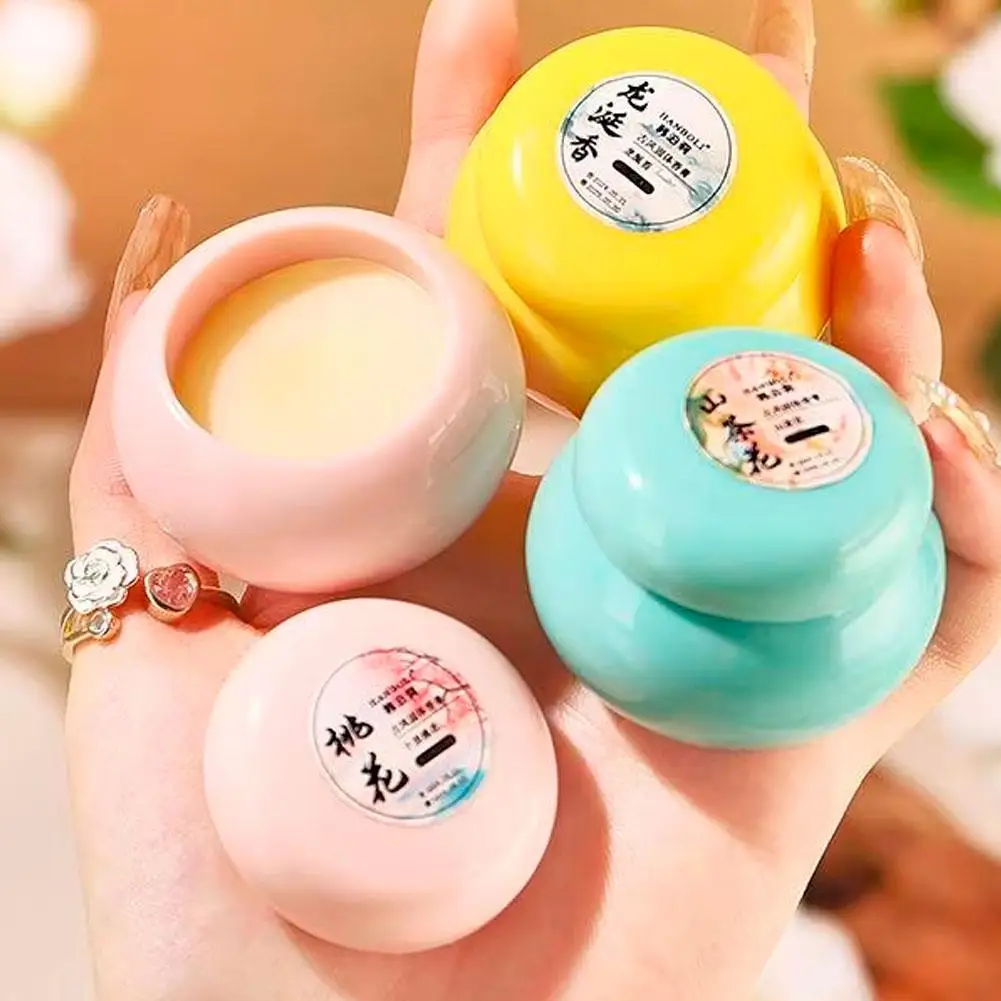Balsem Padat Mini Wangi Segar Deodoran Stick Parfum Padat Balsem Stick Portabel Ringan untuk Wanita Pria Tubuh