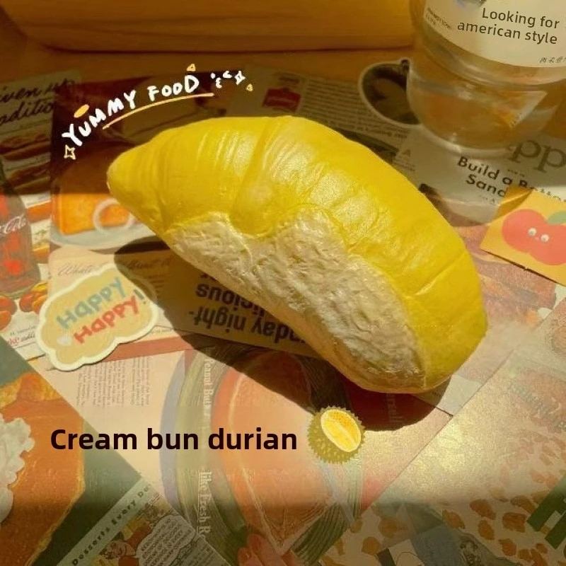 Juguete de simulación de pulpa de durian, de rebote lento, juguete suave y divertido para aliviar el estrés en adultos, juguete para apretar, regalos divertidos para grupos.