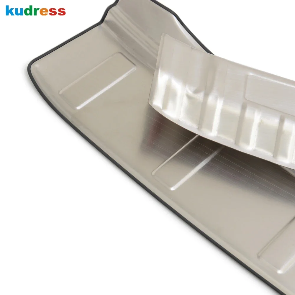 ل Volkswagen VW Teramont Atlas 2017-2021 الصلب الخلفي الجذع الوفير غطاء الكسوة الباب الخلفي عتبة الباب لوحة الحرس الوسادة اكسسوارات السيارات