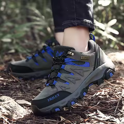 Autumn and winter couple Sneaker outdoor training shoes hiking men's Footwear camping women's shoes non-slip wear-resistant