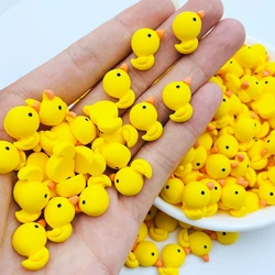 20 Pcs New Cute Resin Mini Cartoon Call Duck Flat Back Cabochon Scrapbook Kawaii DIY Embellishments Charm Accessories G99