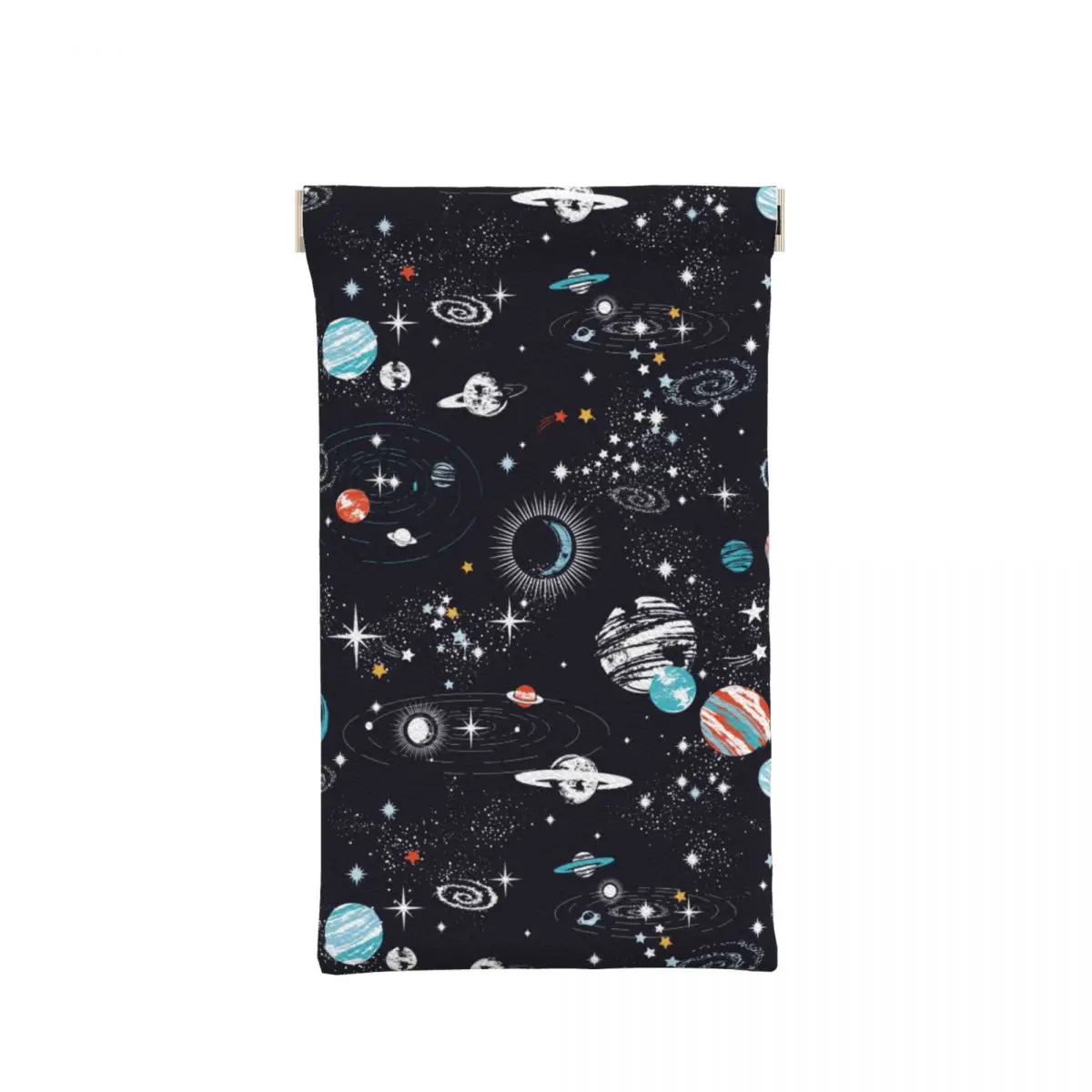 Glasses Storage Bag Space Galaxy Constellation Zodiac Star Eyeglass Case Sunglasses Pouch Squeeze Coin Purse