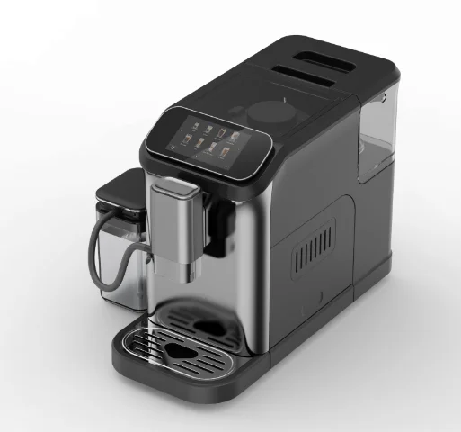 Máquina de Café D5, Cafetera, Koffiemachine, Máquina para Hacer Cappuccino, Máquina de Café Espresso Automática con Molinillo Integrado
