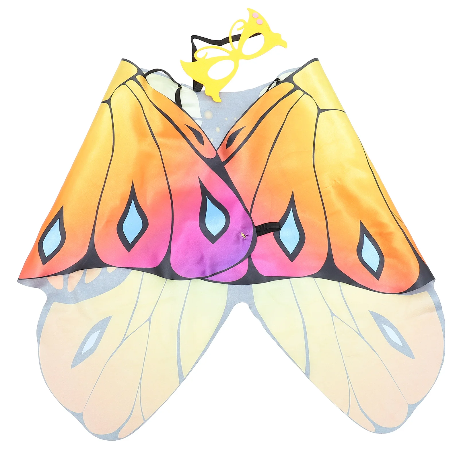 1 Juego de capa con alas de mariposa, disfraz de actuación, vestido de Cosplay, traje para chico, ropa de fiesta para niña, decoración para niños, ropa diaria de escenario Premium