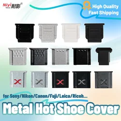 Camera Accessories Hot Shoe Cover Flash Camera Hot Shoe Cap Metal Cold Shoe Cover for Canon R10 Fujifilm XT3 Nikon ZFC Sony A7M4