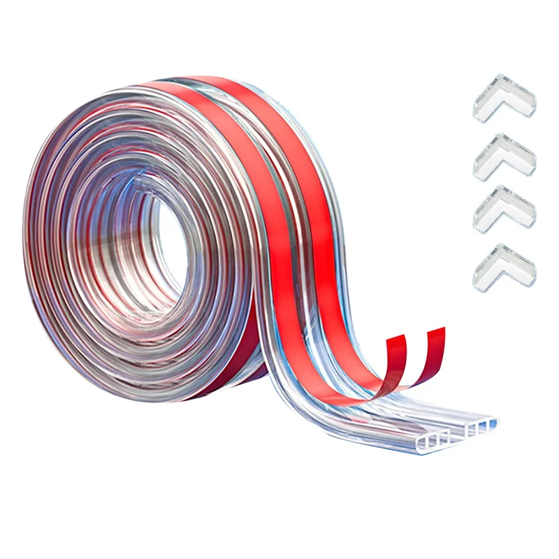 AS96-1Set protecteurs pour coins et bords boisson 6 mètres et 4 protecteurs d'angle PVC B