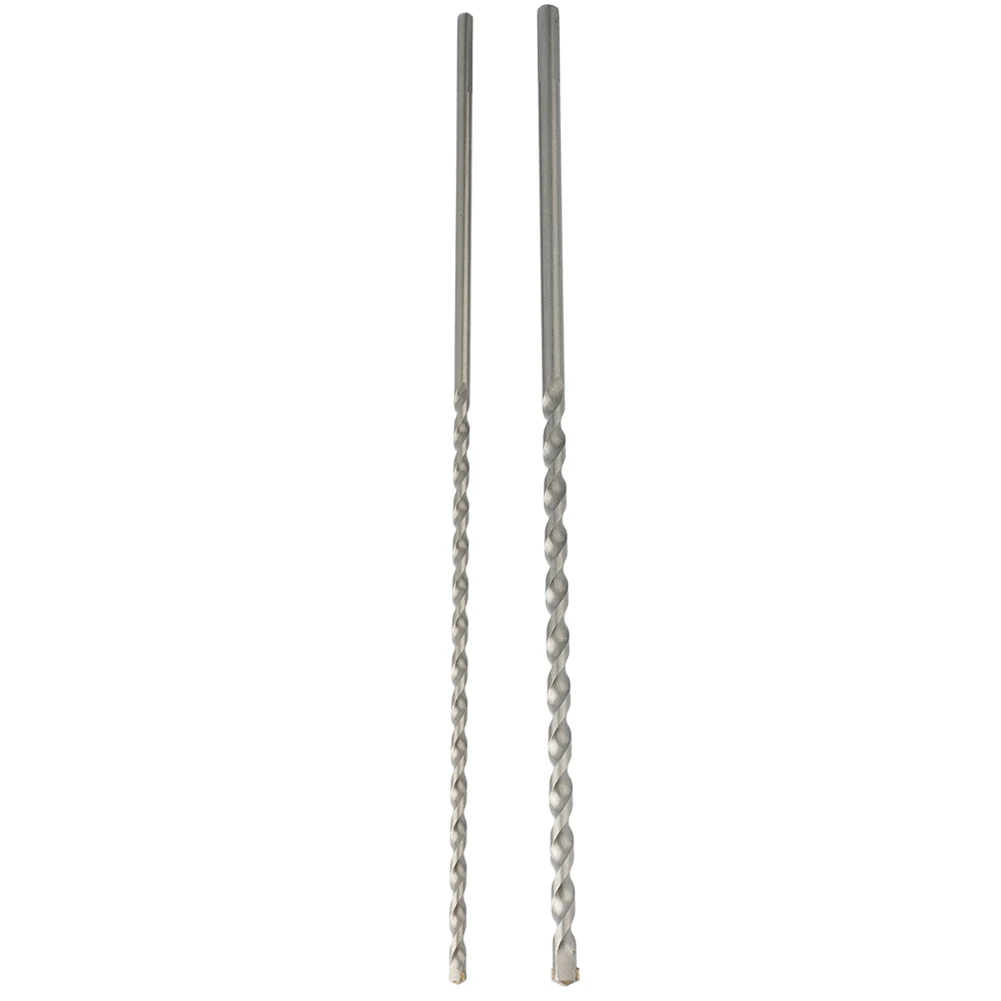 Sturdy Triangular Shanked Drill Bits Dual Size Pack (Six mm & Eight mm) Tailored For Lightweight Concrete Projects