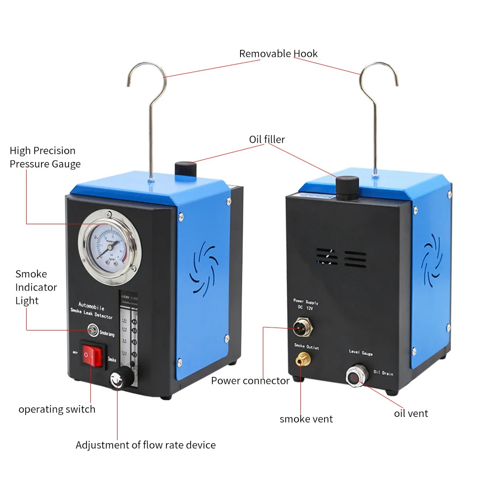 Automobile smoke leak detector Engine intake and exhaust leak detector