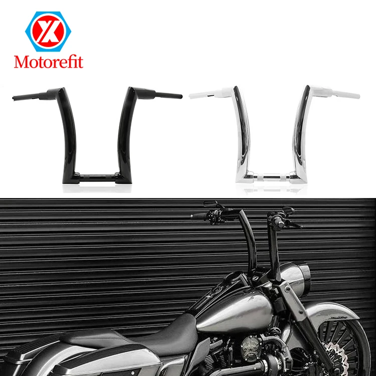 

Motorcycle Ape Hanger Handlebar For Harley Sportster Softail Dyna Touring Road King Street Glide 16" Tall Rise 2" Hand HandleBar