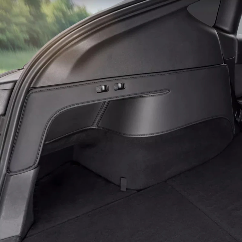 Hinten Stamm Beide Seite Wachen Für Tesla Modell Y PU Leder Oberfläche Ecke Schutz Abdeckung Cargo Liner Protector Anti-schmutzige Pads – Detail 8
