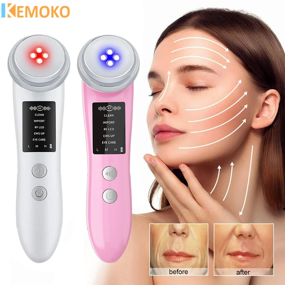 

Face Lifting Machine Skin Tightening Device Facial Radio Frequency Skin Rejuvenation EMS Microcurrent For Face Lift Massager