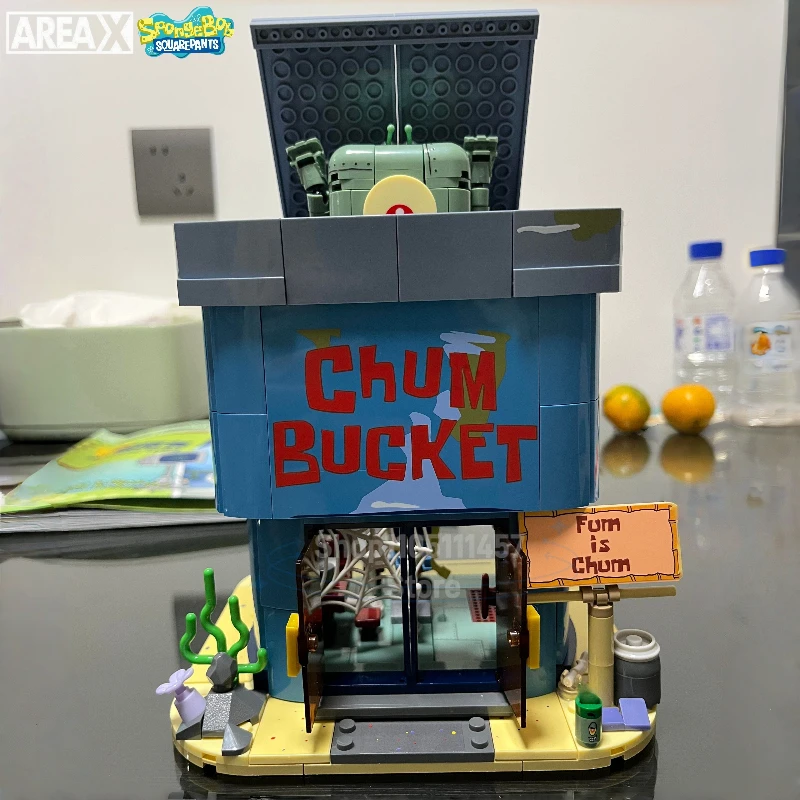 areax-building-blocks-spongebob-squarepants-undersea-driving-school-chum-bucket-assembly-model-toys-children's-holiday-gifts