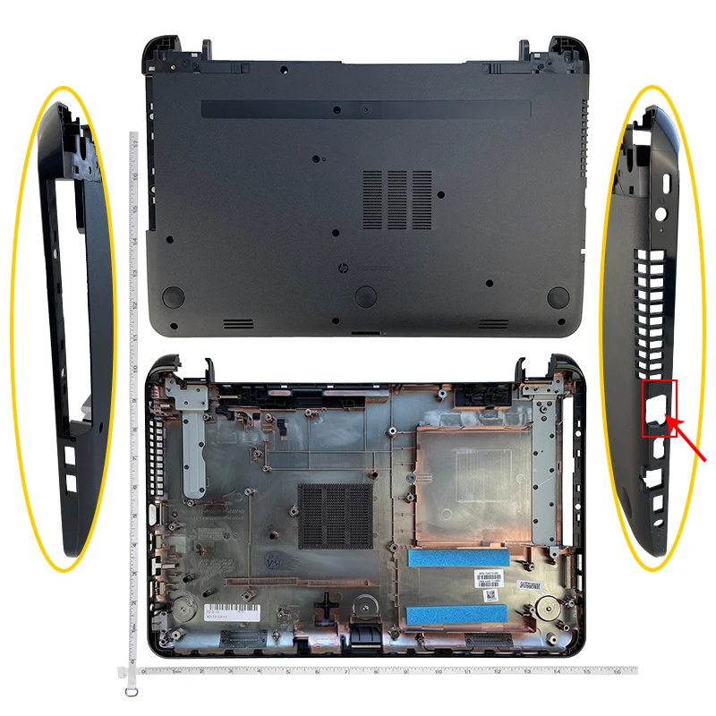 

Laptop Bottom Base Case Cover for HP for pavilion 15-G 15-R 250 255 256 G3 Computer Replacement With VGA