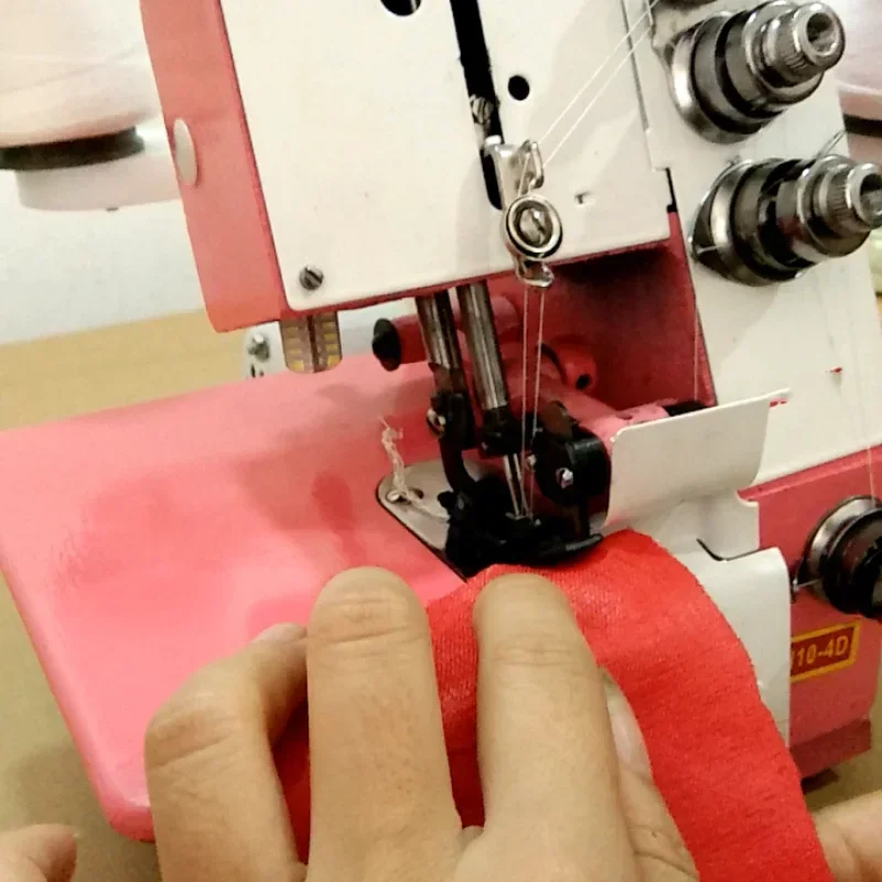220V Household Four Thread Overlock Sewing Machine 180W/250W/300W Electric Lockstitch Serger