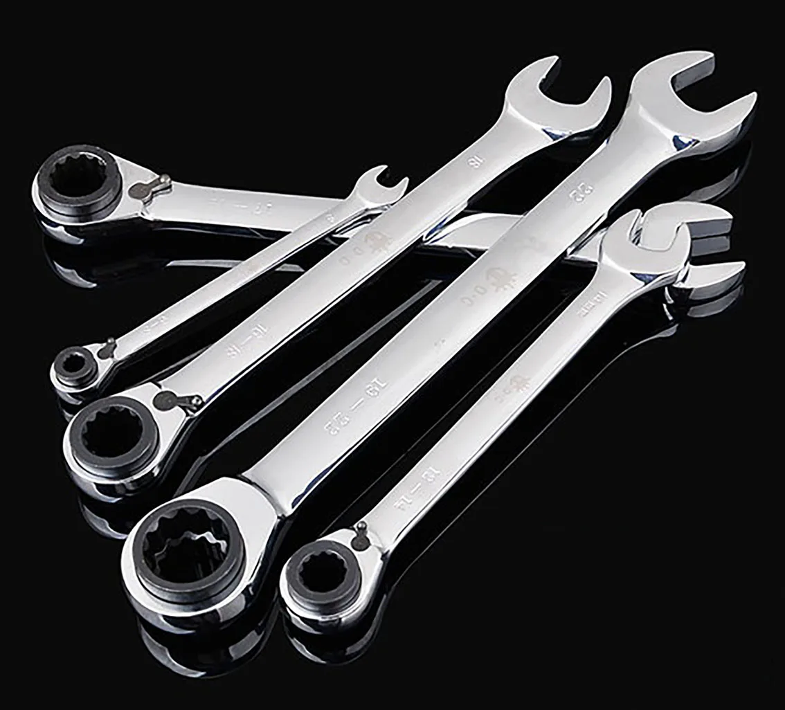 

1Pcs Double End Ratchet Wrench 8-6x8 CR-V 3 In 1 Multifunction Spanner for Car Maintenance Hardware Tools